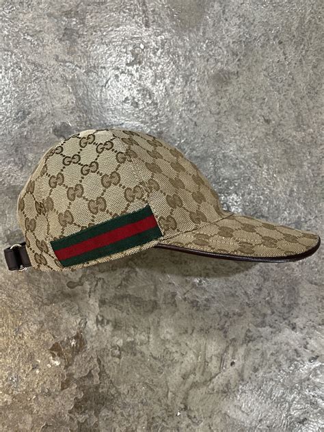 gucci dad hat white|Gucci men hats size large.